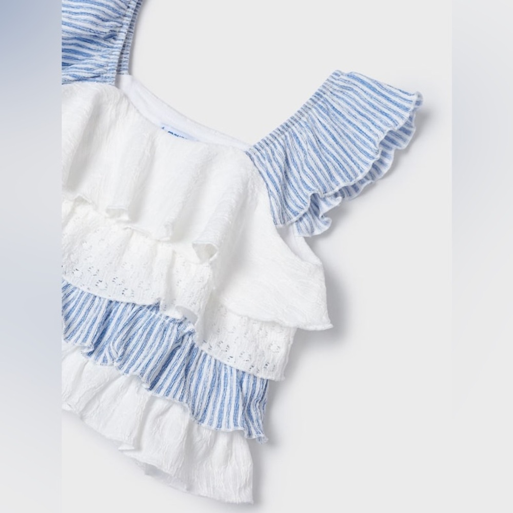 NWOT Mayoral: Girls Ruffle Layers Top size 8 - Picture 12 of 12